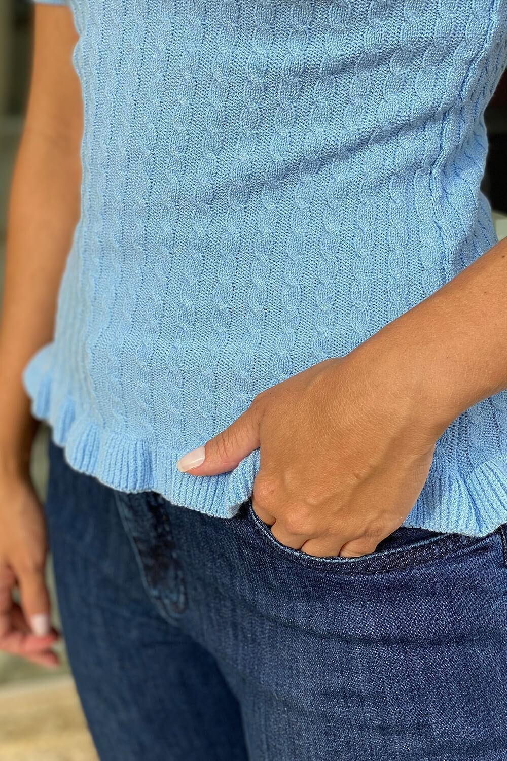 Calça Jeans Indigo Skinny Abertura Barra