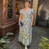 Vestido Midi Lasie Decote Quadrado