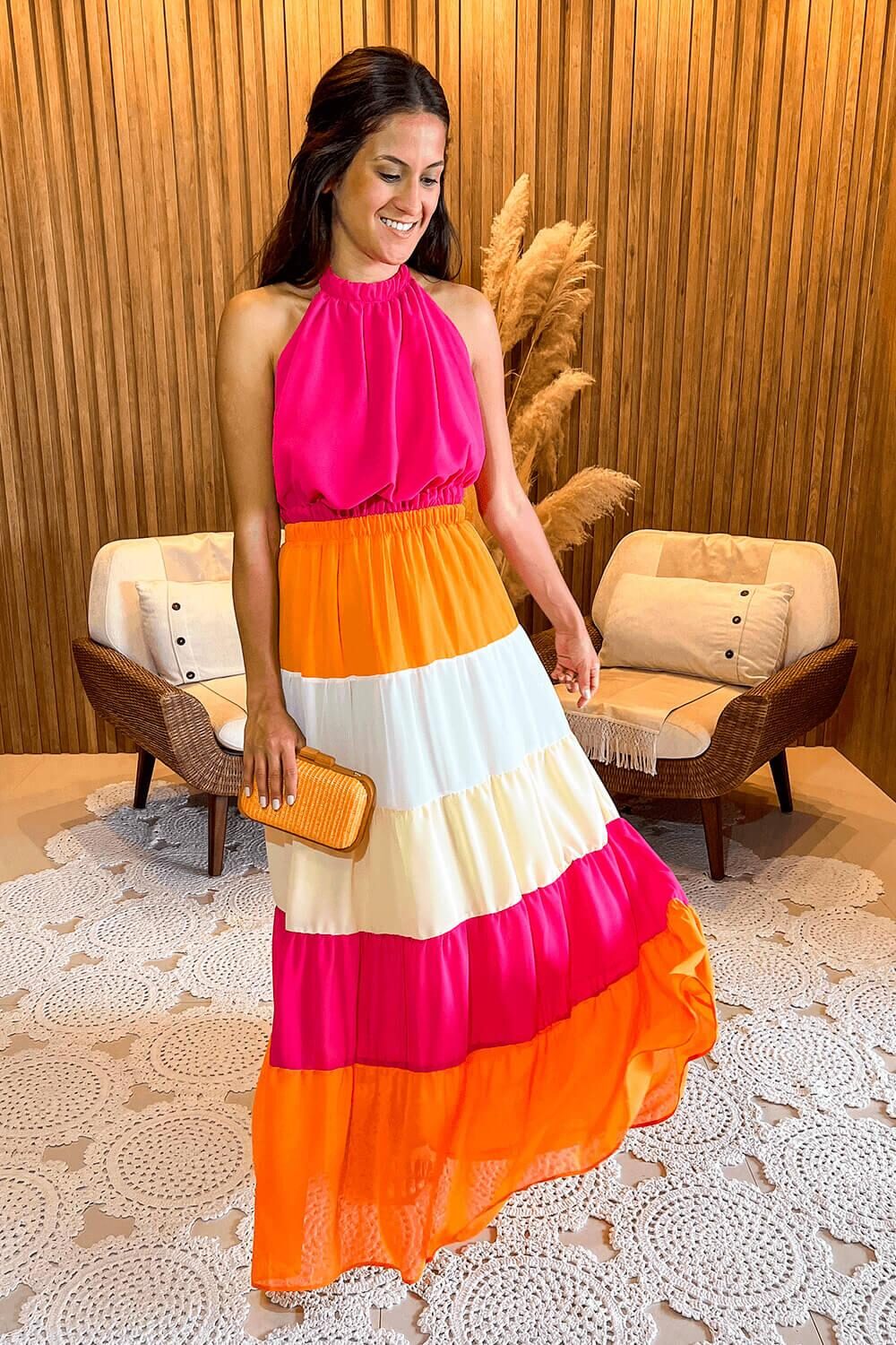 Vestido Carlota Costa Frente Única
