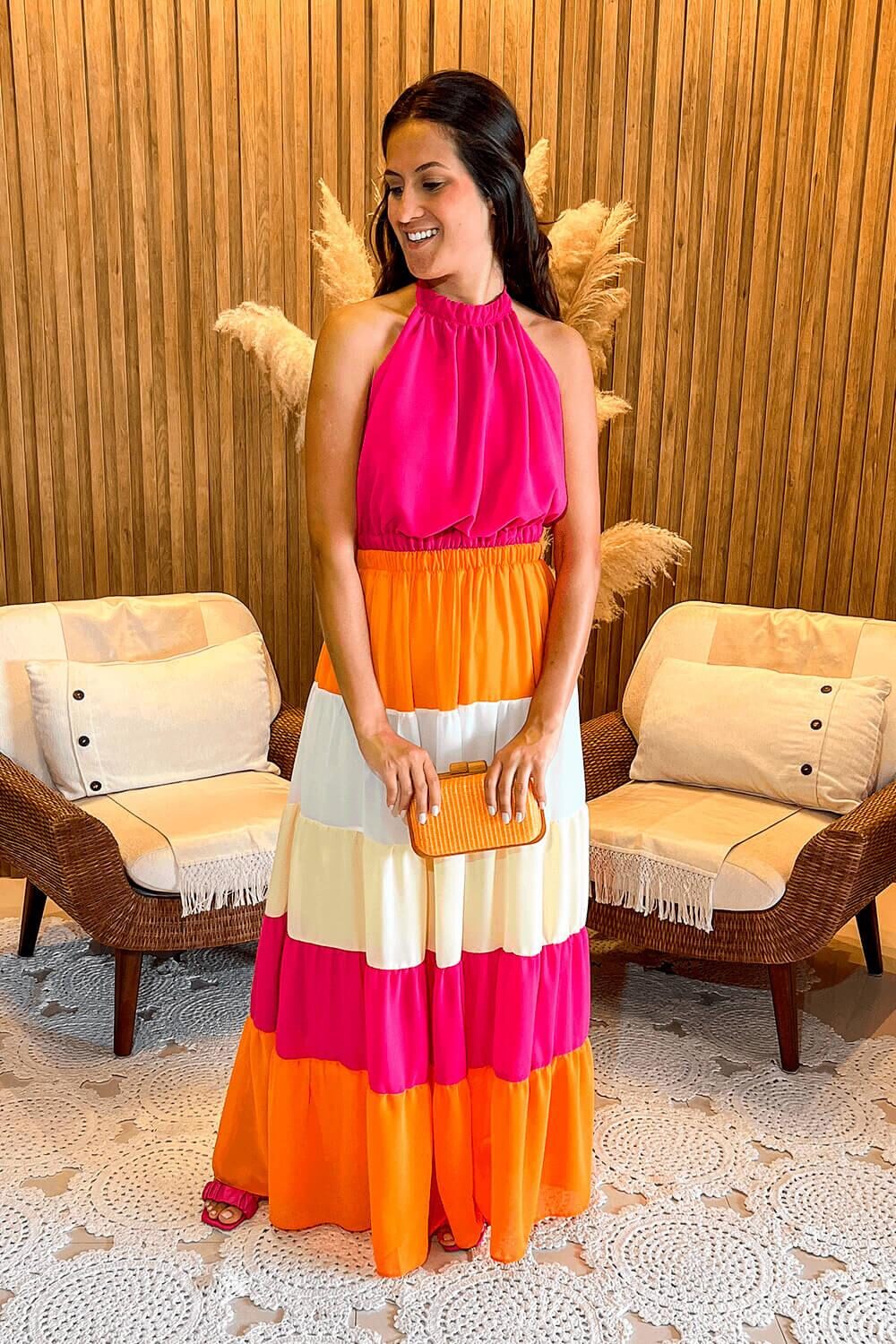 Vestido Carlota Costa Frente Única