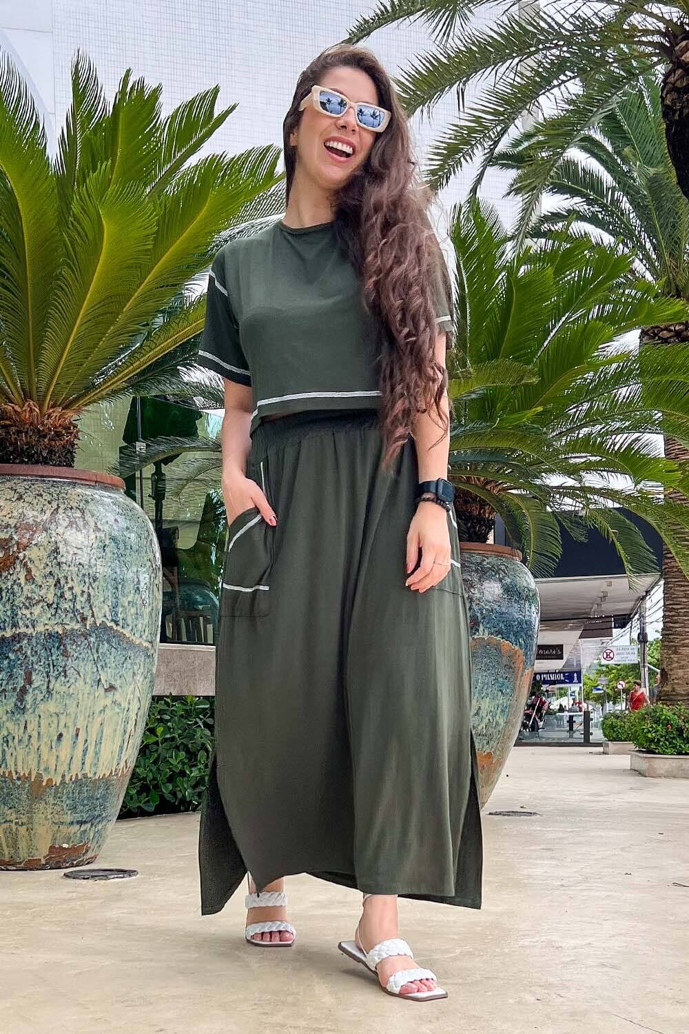 conjuntp malha Verde Militar